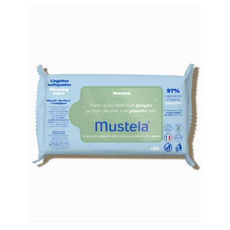 Mustela 60 Toallitas Limpiadoras con Aguacate BIO