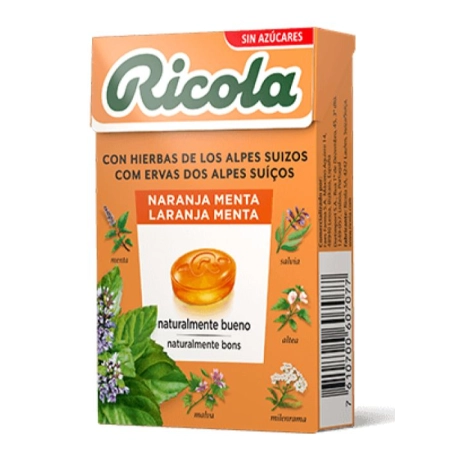 Ricola Naranja Menta Caramelos 50 gr