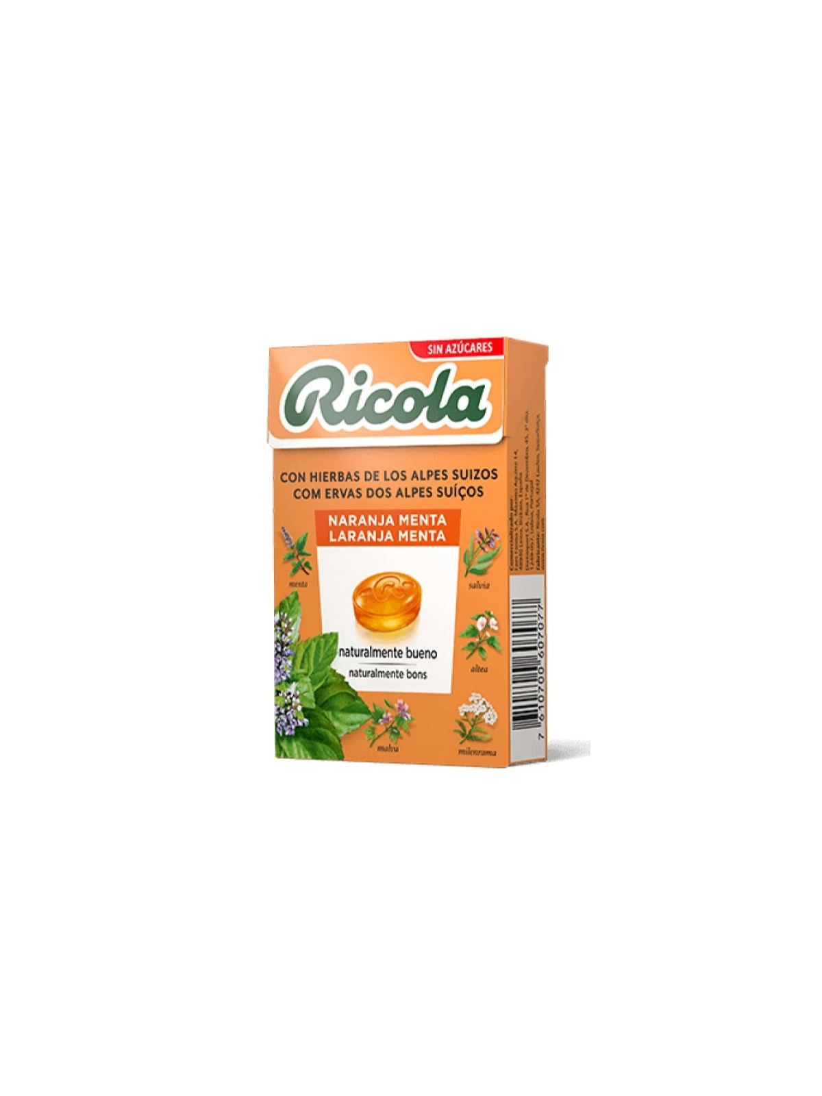 Ricola Naranja Menta Caramelos 50 gr