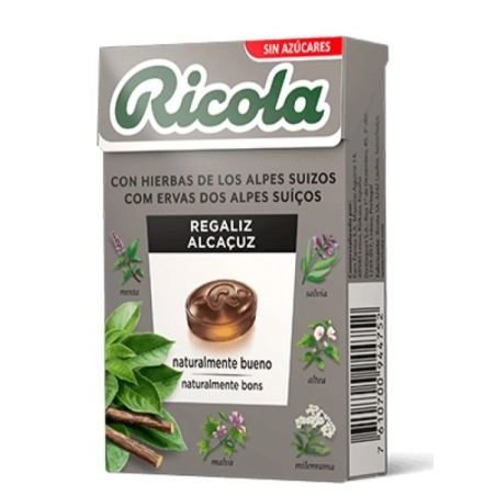 Ricola Regaliz Caramelos 50 gr