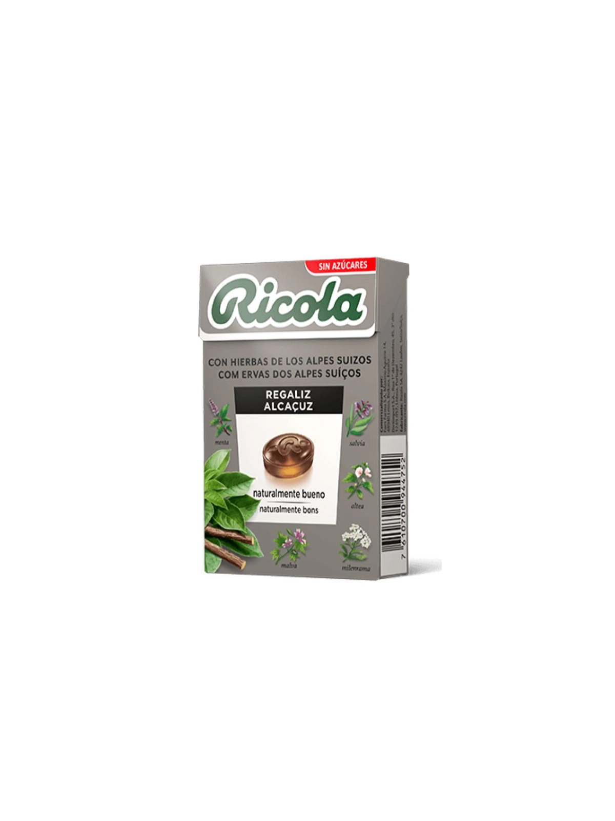 Ricola Regaliz Caramelos 50 gr