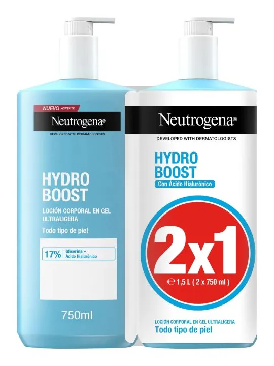 Hydro Boost Loción Corporal en Gel Ultraligera 750 ml Duplo