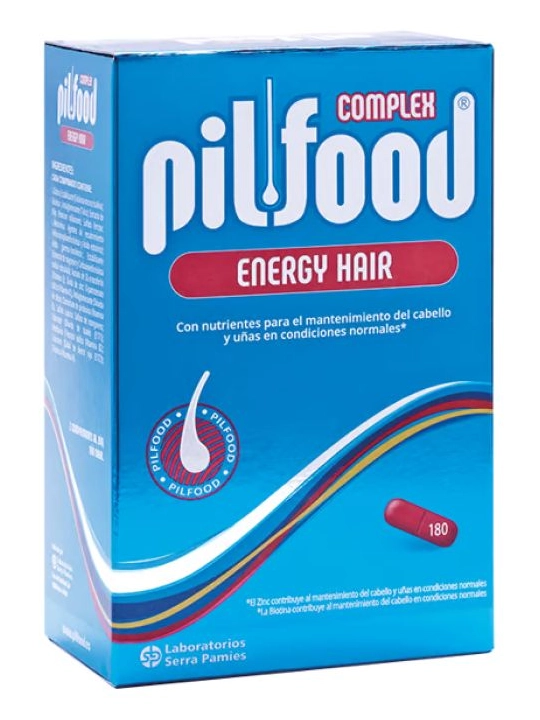 Pilfood Complex Energy Hair 180 comprimidos