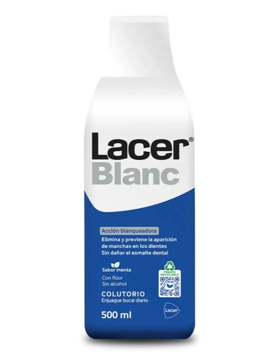 Lacer Blanc Colutorio Sabor Menta 500 ml