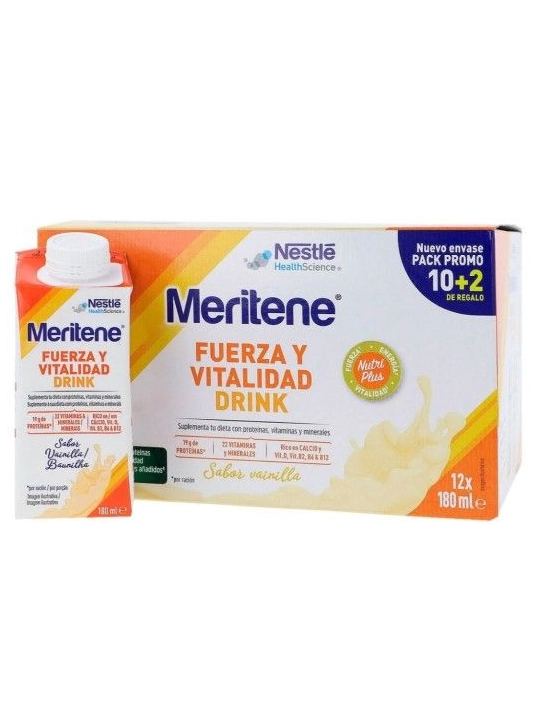 Meritene Drink Vainilla 12x180 ml