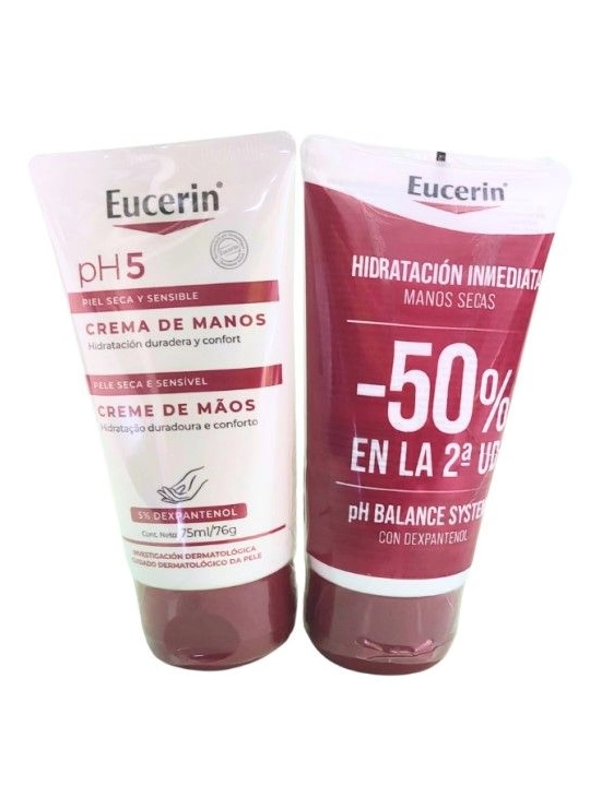 Eucerin pH5 Crema de Manos 75 ml Duplo