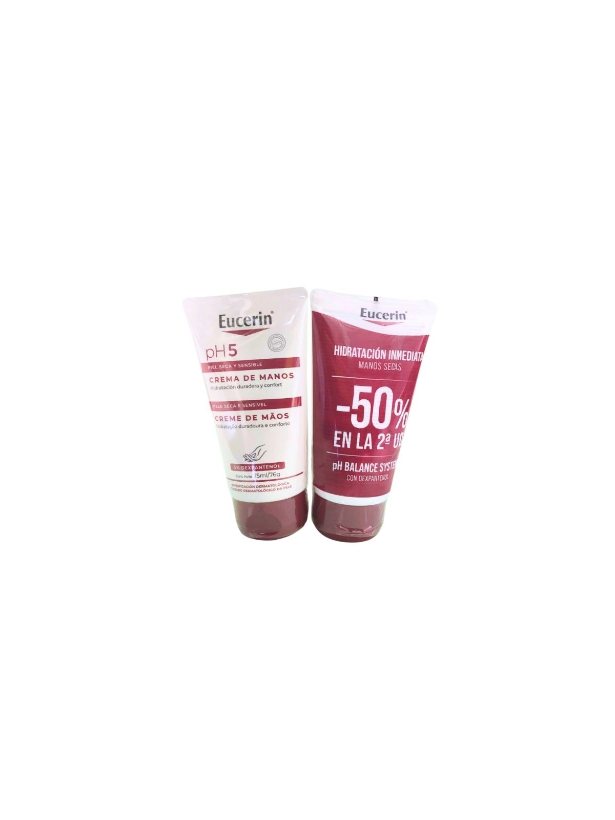 Eucerin pH5 Crema de Manos 75 ml Duplo