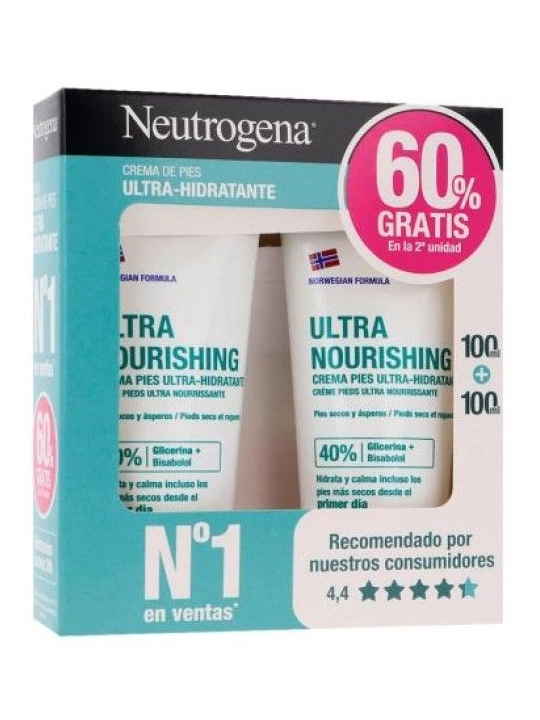 Neutrogena Ultra-Hidratante Crema Pies Duplo