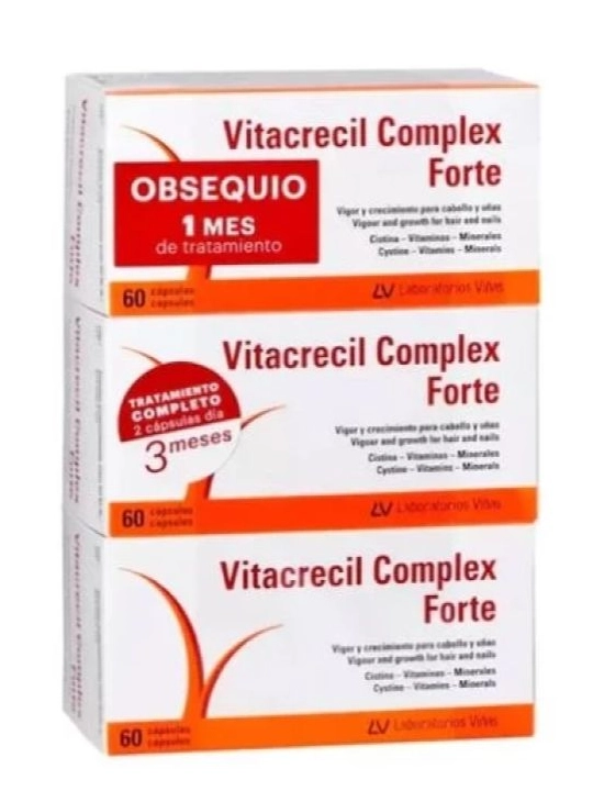 Vitacrecil Complex Forte 180 cápsulas