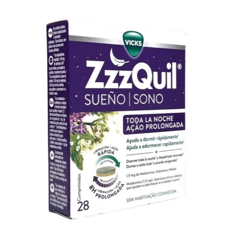 ZzzQuil Sueño Toda La Noche 28 comprimidos