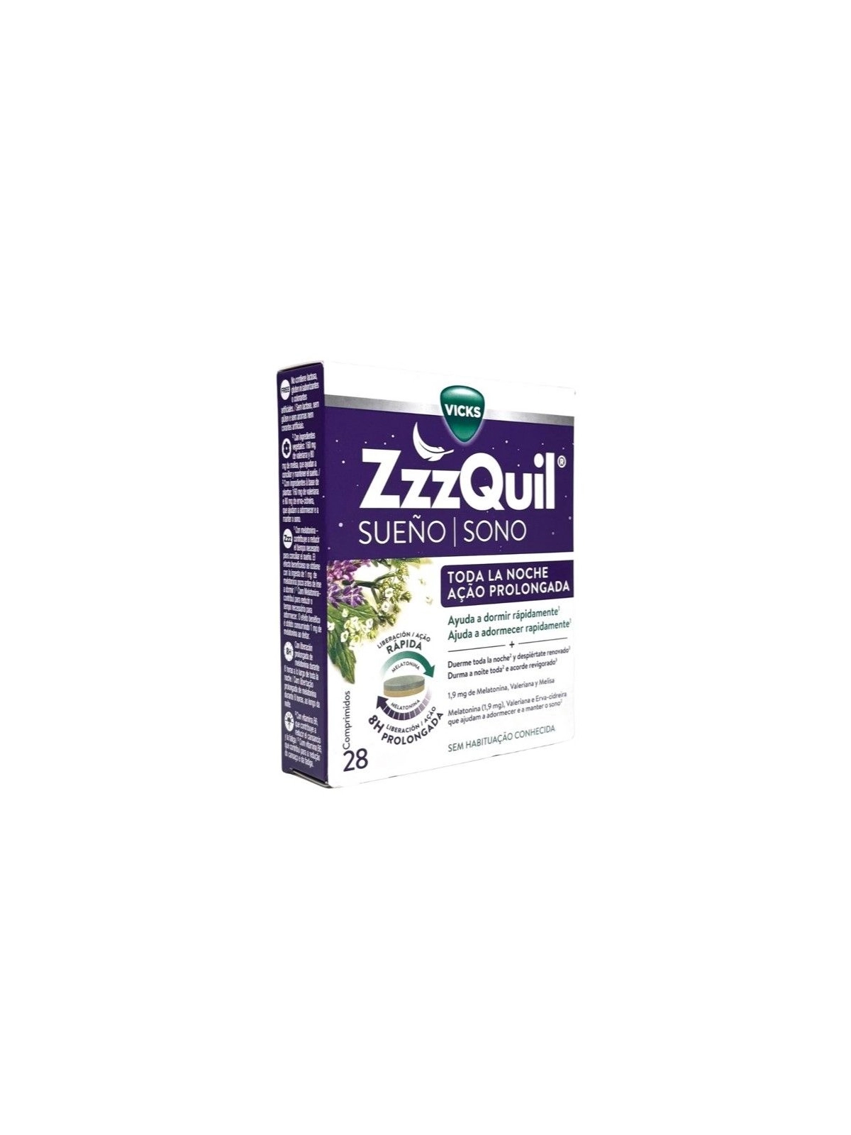 ZzzQuil Sueño Toda La Noche 28 comprimidos