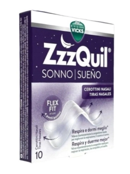 ZzzQuil Sueño Tiras Nasales 10 unidades