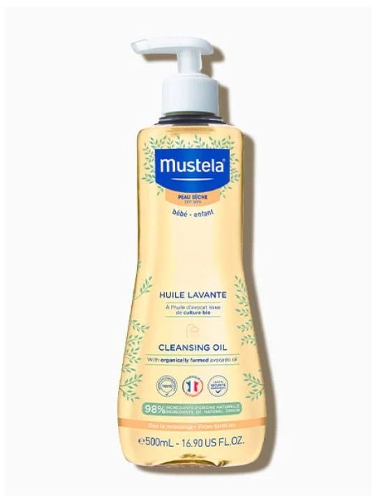 Mustela Aceite de Baño y Ducha Piel Seca 500 ml