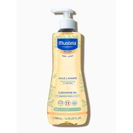 Mustela Aceite de Baño y Ducha Piel Seca 500 ml