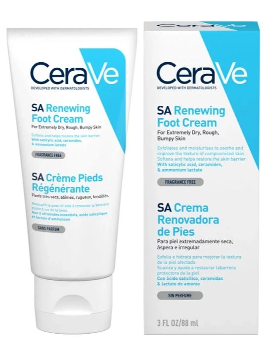 CeraVe SA Crema Renovadora de Pies