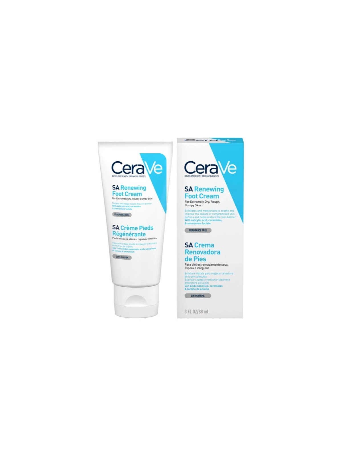 CeraVe SA Crema Renovadora de Pies