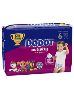 Dodot Activity Talla-6 (+15 kg) | FarmaRoma