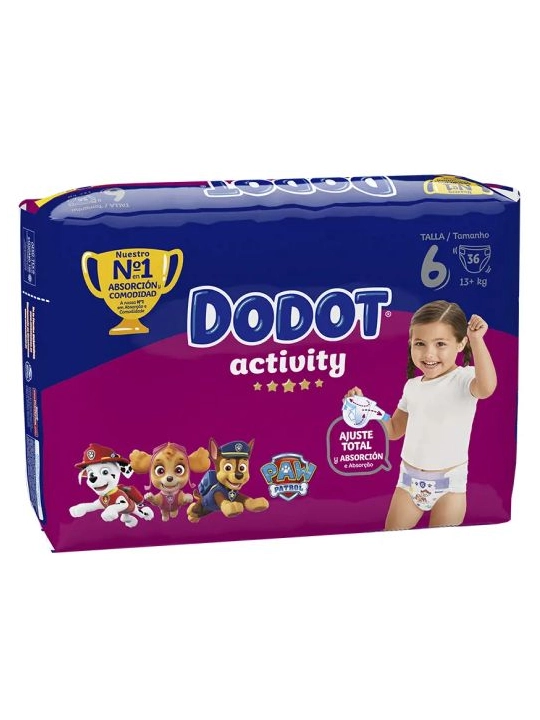 Dodot Activity Talla-6 (+15 kg) | FarmaRoma