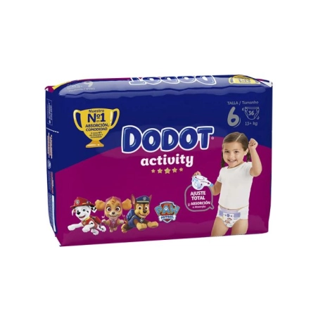 Dodot Activity Talla-6 (+15 kg) | FarmaRoma