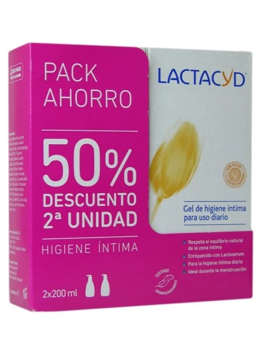 Lactacyd Gel Higiene Íntima 200 ml Duplo