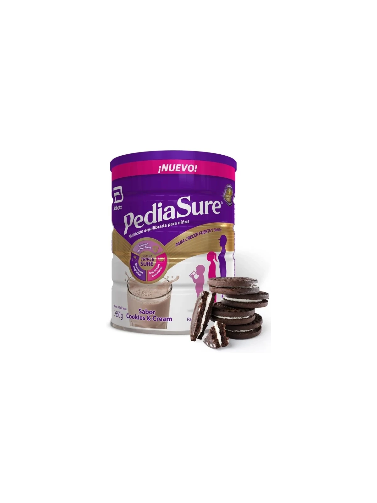 PediaSure Polvo Sabor Cookies  & Cream 850 gr