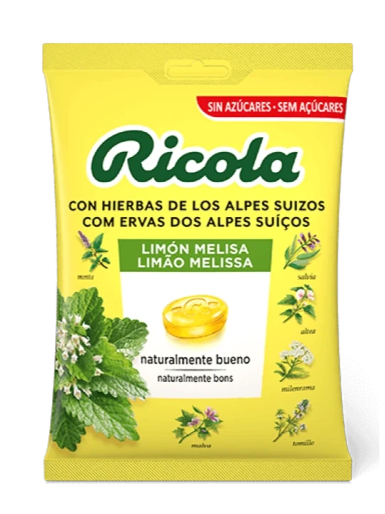 RicolaLimón y Melisa Caramelos 70 gr