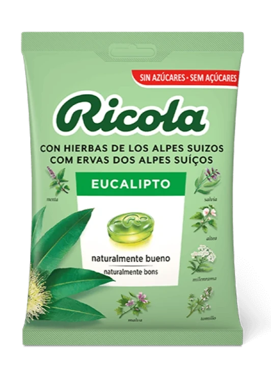 Ricola Eucalipto Caramelos 70 gr