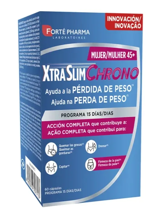 XtraSlim Chrono Mujer 45+ 60 cápsulas