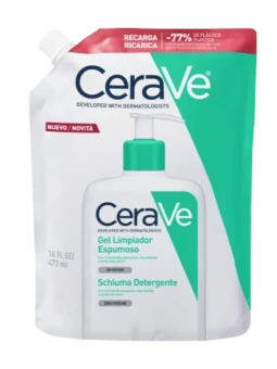 CeraVe Gel Limpiador Espumoso Recarga 473 ml