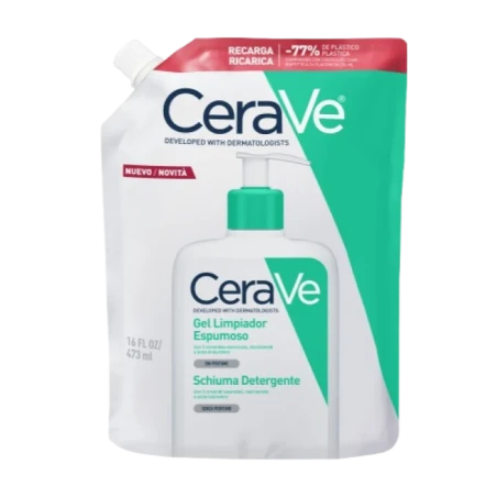 CeraVe Gel Limpiador Espumoso Recarga 473 ml