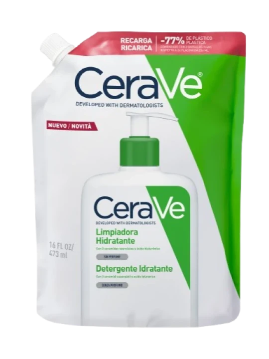 CeraVe Limpiadora Hidratante Recarga 473 ml