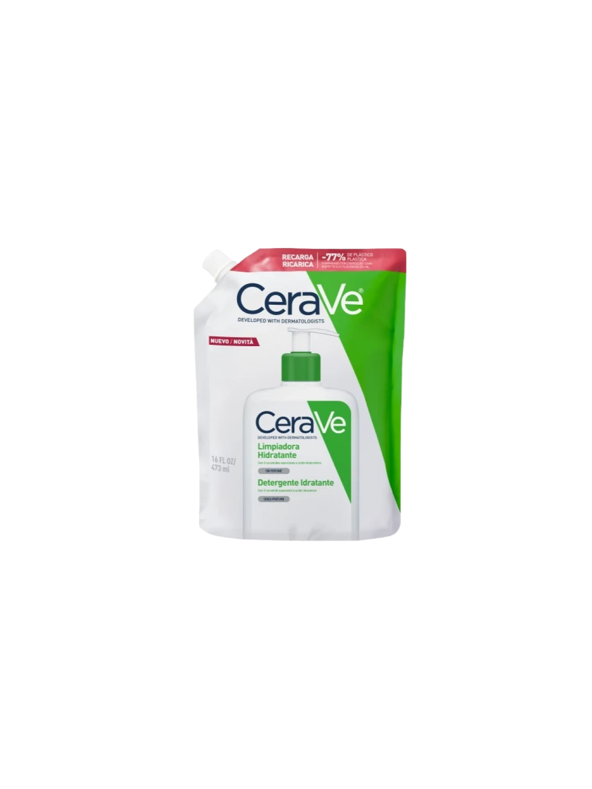 CeraVe Limpiadora Hidratante Recarga 473 ml