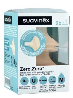 Tetina Zero·Zero Silicona Flujo Medio +0m