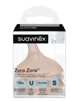 Tetina Zero·Zero Silicona Flujo Lento +0m