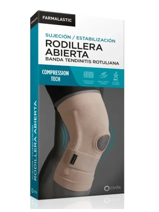Rodillera Abierta Compression Tech Talla M