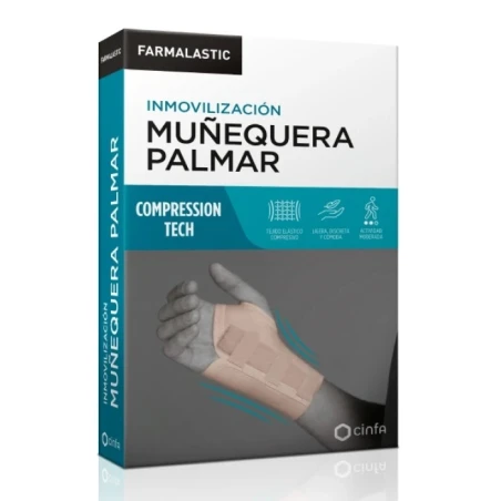 Muñequera Palmar Compression Tech Talla M