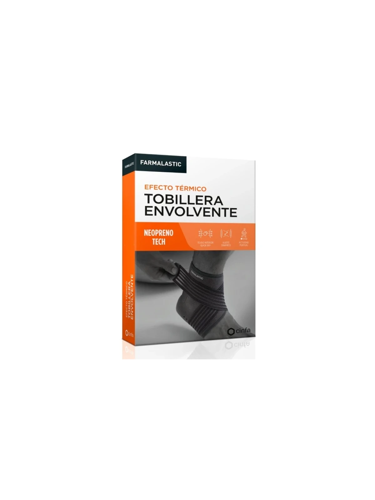 Tobillera Envolvente Neopreno Tech
