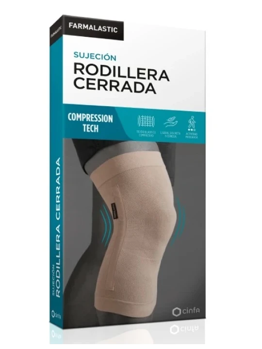 Rodillera Cerrada Compression Tech Talla M