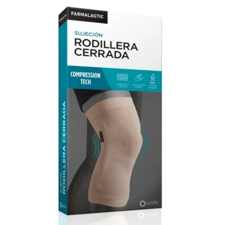 Rodillera Cerrada Compression Tech Talla M