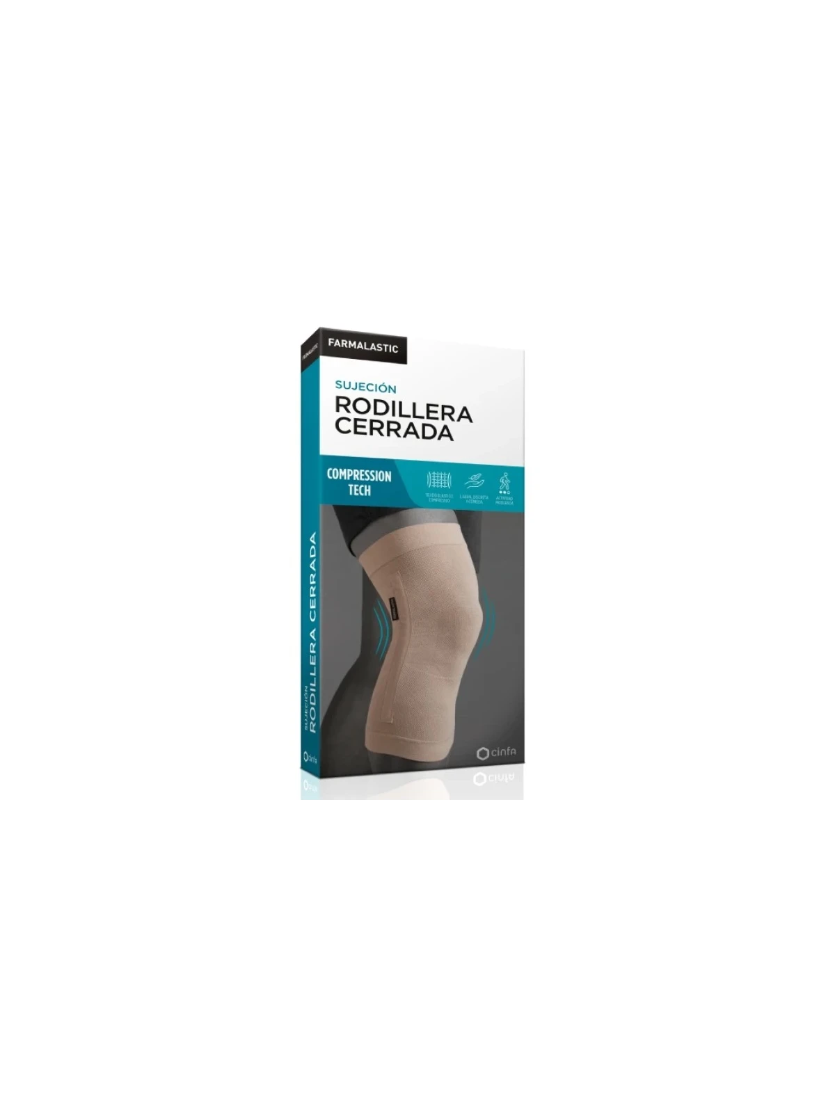 Rodillera Cerrada Compression Tech Talla M