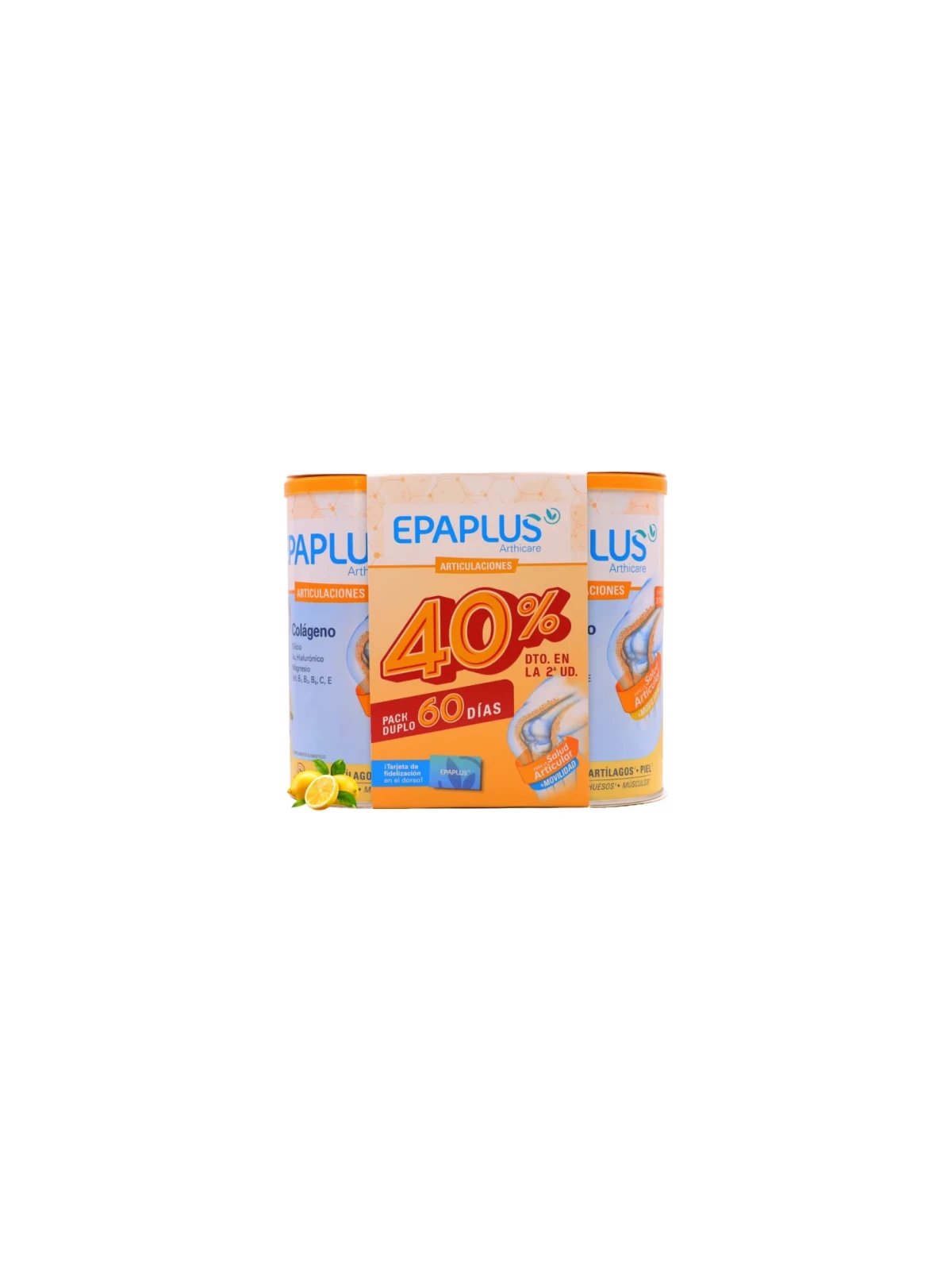 Epaplus Arthicare Articulaciones Limón Pack Duplo 60 días | FarmaRoma