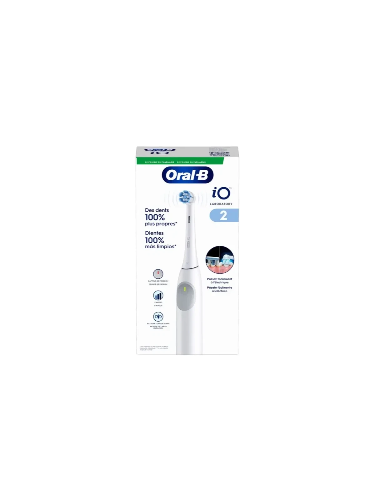 Oral-B iO Laboratory 2 Blanco Cepillo Eléctrico | FarmaRoma