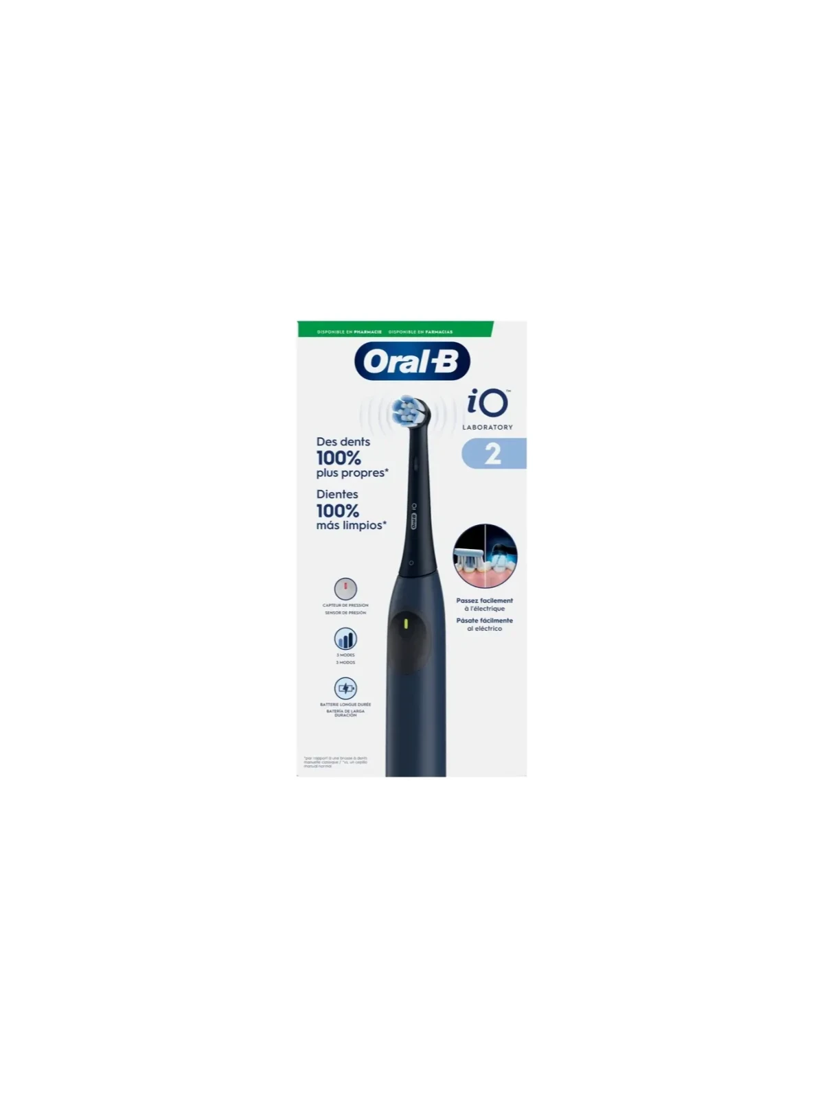 Oral-B iO Laboratory 2 Azul Cepillo Eléctrico | FarmaRoma