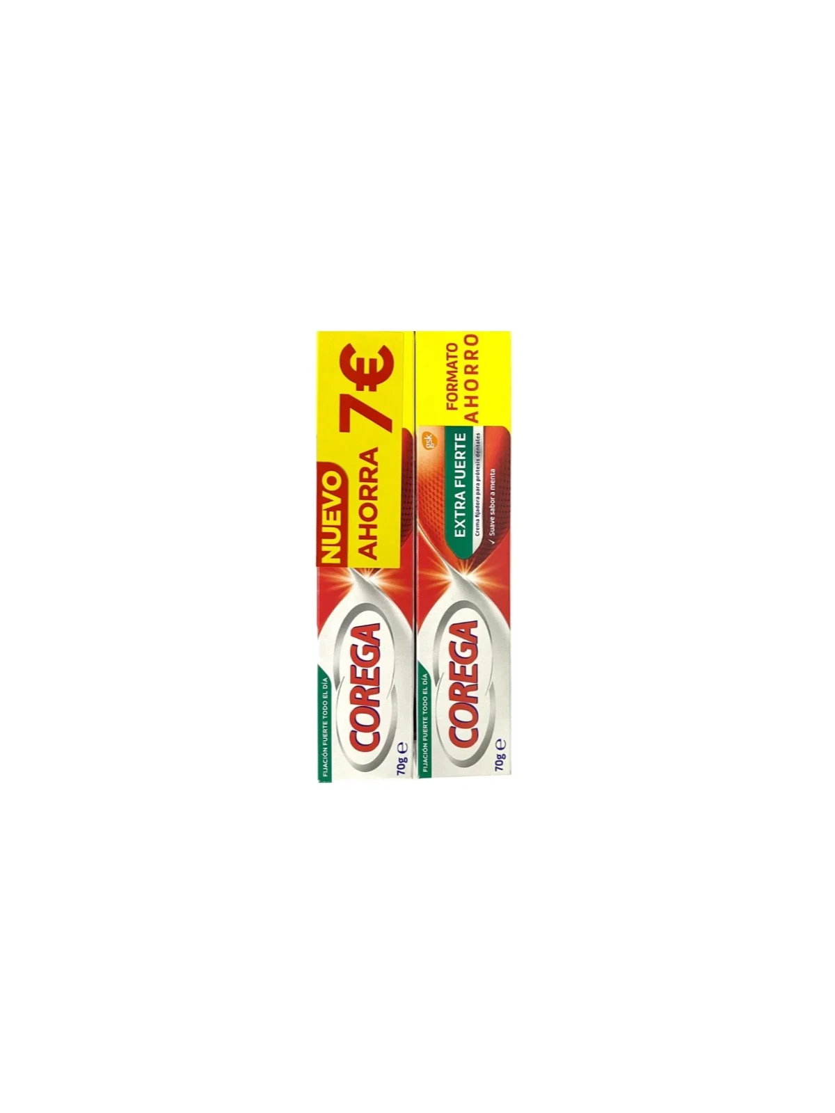 Corega Extra Fuerte 70 gr Duplo
