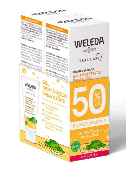 Weleda Gel Dentífrico para Niños Duplo | FarmaRoma