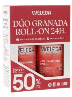 Weleda Desodorante Roll-On 24h Granada Dúo