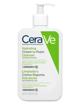 CeraVe Limpiador Crema-Espuma Hidratante 473 ml.