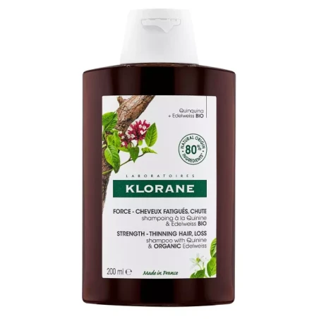Klorane Champú a la Quinina y Edelweiss 200 ml | FarmaRoma