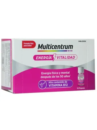 Multicentrum Energía y Vitalidad 50+ 15 frascos