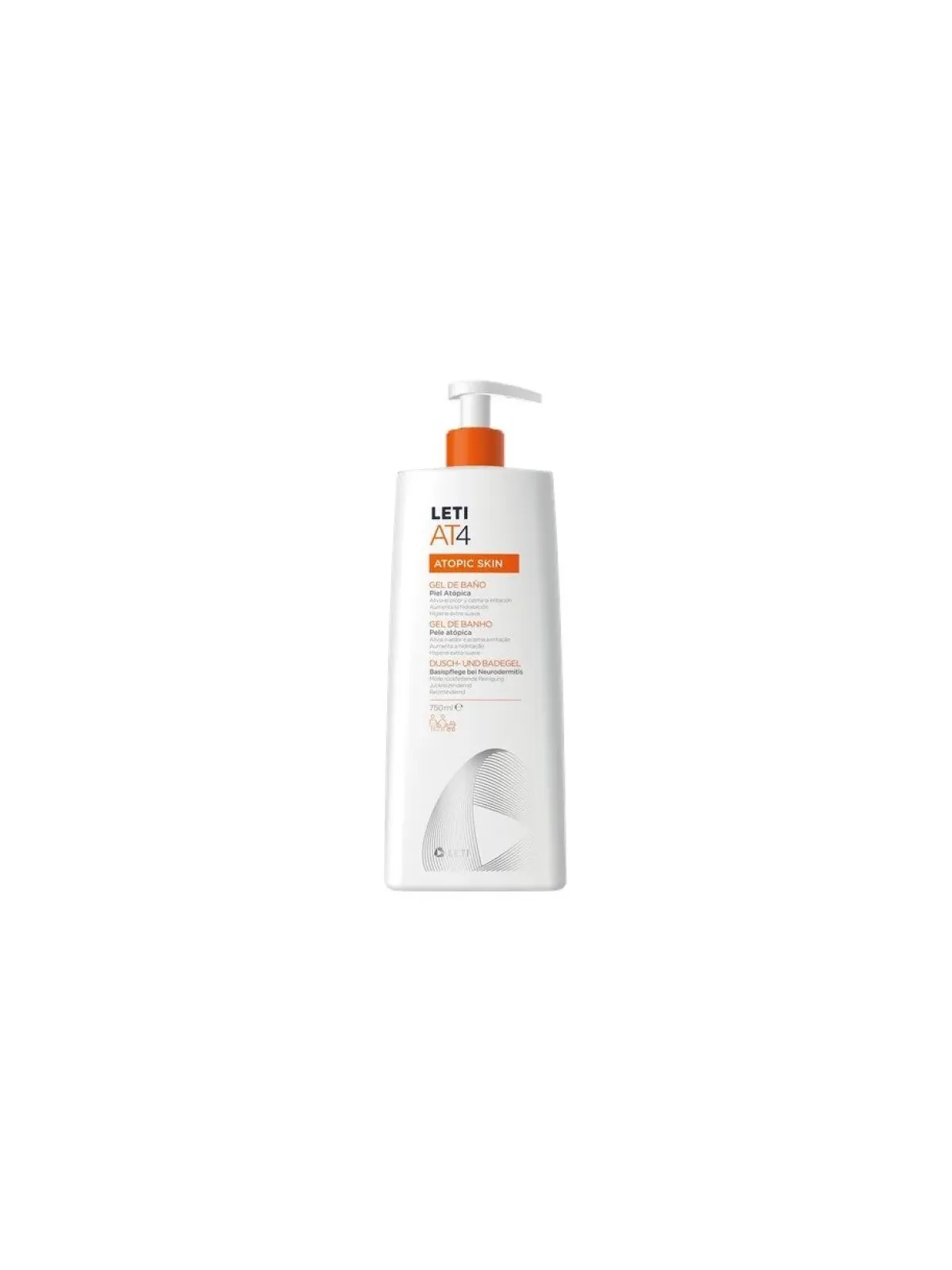 Leti AT4 Gel de Baño 750 ml